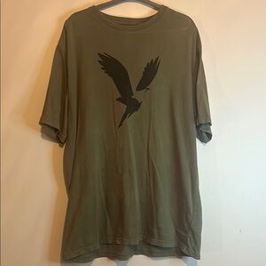 American Eagle Outfitters Green Eagle Graphic Tee